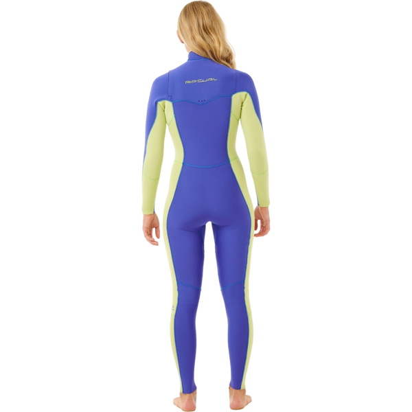 2025 Rip Curl Frauen Dawn Patrol Performance 3/2mm Brustreißverschluss Neoprenanzug 154WFS - Wild Berry